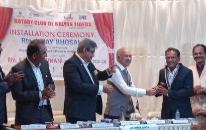 रोटरी क्लब ऑफ कल्याण टायगर्सच्या अध्यक्षपदी विजय भोसले