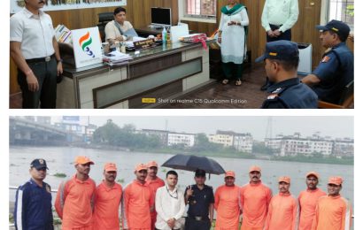 एनडीआरएफच्या जवानांची तुकडी केडीएमसी क्षेत्रात दाखल