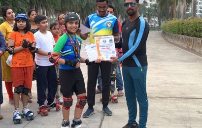 टिटवाळयातील विद्यार्थ्यांची स्केटिंग स्पर्धेत चमकदार कामगिरी