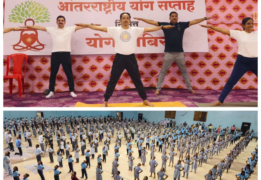 शरीर आणि मन तंदुरुस्त ठेवण्यासाठी योगाभ्यास हा दैनंदिन दिनचर्येत अंगिकारावा – आयुक्त डॉ. भाऊसाहेब दांगडे