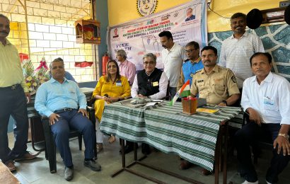 आधारवाडी जेल मधील कैद्यांची आरोग्य तपासणी