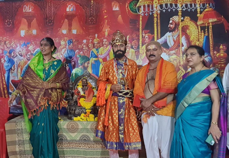 नूतन विद्यालयात शिवराज्याभिषेक दिन उत्साहात साजरा